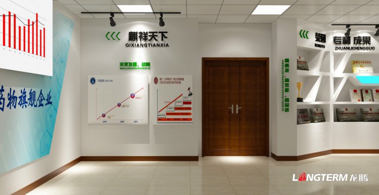 國康藥業(yè)公司展廳設(shè)計效果