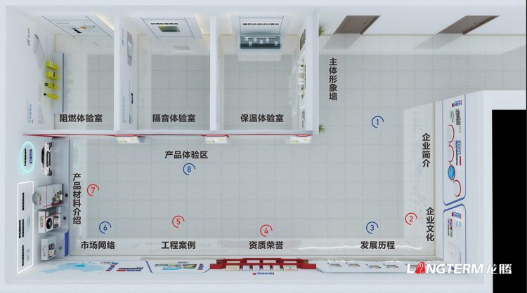 成都瀚江新材科技股份公司產品展示廳設計